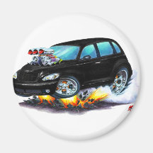 2008-10 PT Cruiser Black Car Refrigerator Magnets