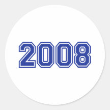 2008 Birthday Sticker