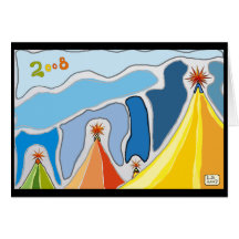 2008 Colour Tents Greeting Cards