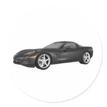 2008 Corvette: Sports Car: Black Finish
