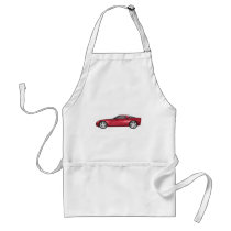 2008 Corvette: Sports Car: Candy Apple Finish: Apron
