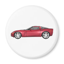 2008 Corvette: Sports Car: Candy Apple Finish: