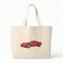 2008 Corvette: Sports Car: Red Finish: Canvas Bag