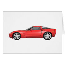 2008 Corvette: Sports Car: Red Finish: