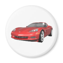 2008 Corvette: Sports Car: Red Finish: