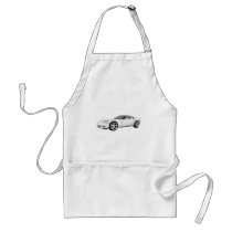 2008 Corvette: Sports Car: White Finish: Aprons
