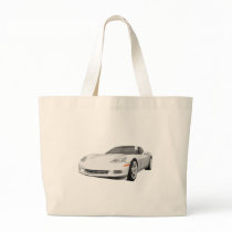 2008 Corvette: Sports Car: White Finish: Bags