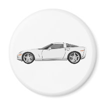 2008 Corvette: Sports Car: White Finish: