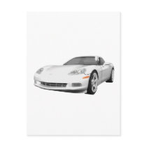 2008 Corvette: Sports Car: White Finish:
