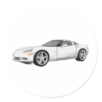 2008 Corvette: Sports Car: White Finish: