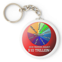 2008 Financial Bailout Souvenir Keychain $10T