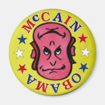 2008 McCain/Obama Reversible magnet