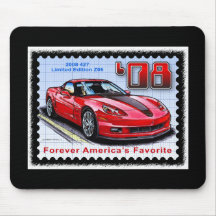 2008 Special Limited Edition Corvette 427 Z06 Mouse Pads