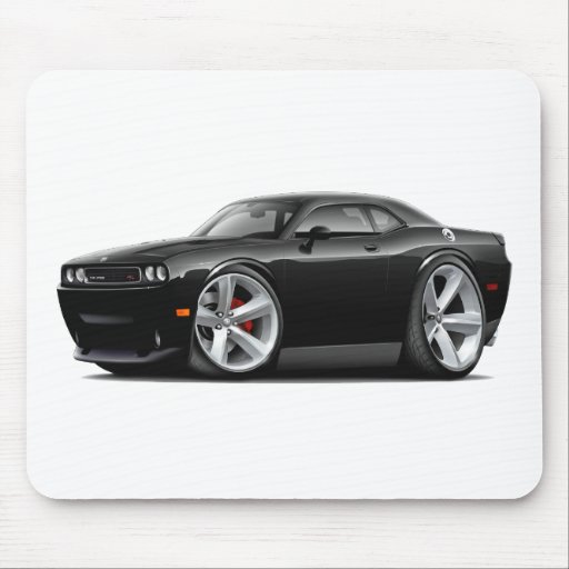 2009-11 Challenger RT Black Car Mouse Pad
