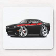 2009-11 Challenger RT Black-Red Car Mouse Pads
