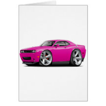 2009-11 Challenger RT Fuschia Car Card