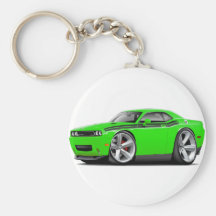 2009-11 Challenger RT Lime-Black Car Key Chain