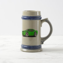 2009-11 Challenger RT Lime-Black Car Mugs