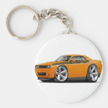 2009-11 Challenger RT Orange-Black Car Key Chains