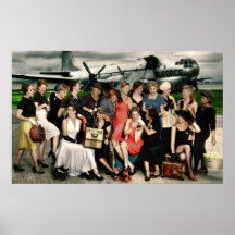 2009 Atomic Bombshells Team Photo Print