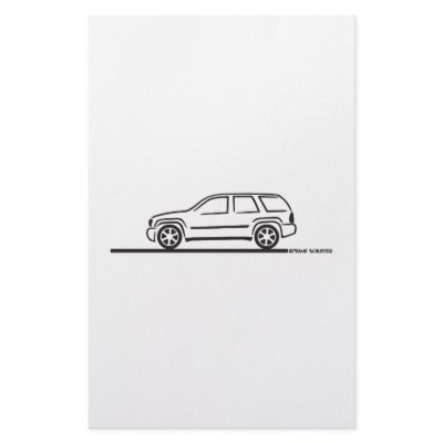2009 Chevy Trailblazer SS Stationery Paper by frengi