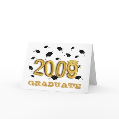 2009 Graduation Announcment Paper Card by class_of_store