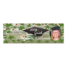 2009 Graduation Photo Business Card Templates