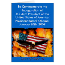 2009 Inauguration Commemorative Collection Greeting Card