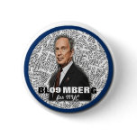 2009 NY Mayor Mike Bloomberg Pin buttons