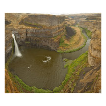 200 foot high Palouse Falls State Park in Photographic Print