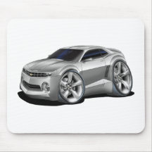 2010-11 Camaro Silver Car Mousepad