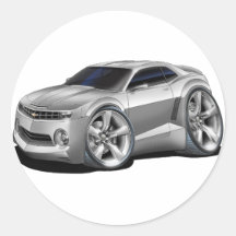 2010-11 Camaro Silver Car Sticker