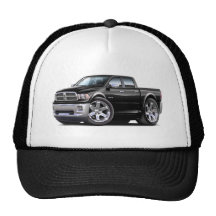 2010-12 Ram Dual Black Truck Mesh Hats