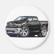2010-12 Ram Dual Black Truck Refrigerator Magnets