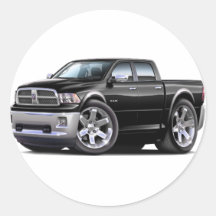 2010-12 Ram Dual Black Truck Stickers