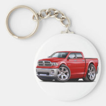 2010-12 Ram Dual Red Truck Keychain