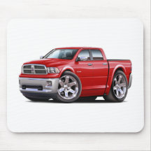 2010-12 Ram Dual Red Truck Mousepad