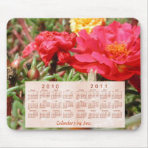 2010-2011 Floral Calendar Mouse Pads