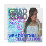 2010 Add Photo Graduation Party Coral Invitation