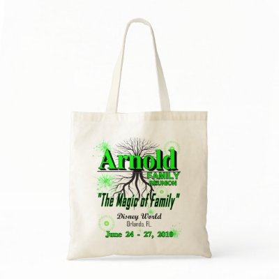 2010 Arnold Family Reunion Budget Tote - "magic" Canvas Bag by 2010arnoldreunion