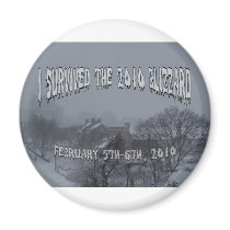 2010 Blizzard Fridge Magnet