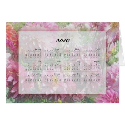 2010 Calendar Card by GalleryVisage