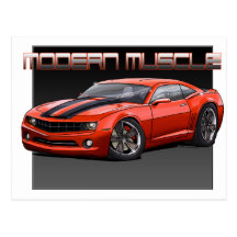 2010_Camaro_Orange Postcards