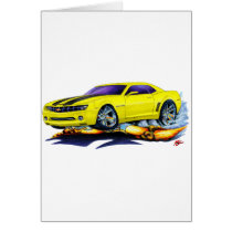 2010 Camaro Yellow-Black Car Cards