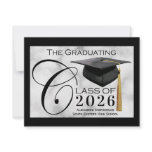 2010 Classic Black & Gold Graduation Announcement