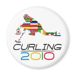 2010: Curling Fridge Magnet