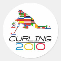 2010: Curling Round Stickers