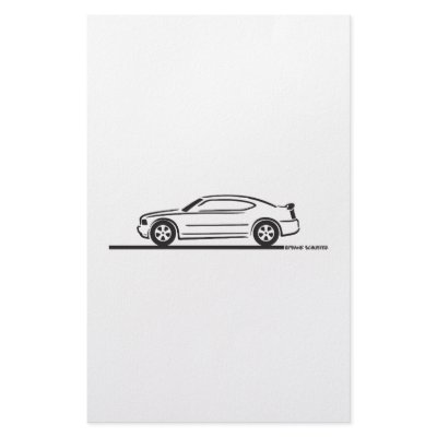 2010 Dodge Charger Stationery by frengi