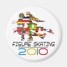 2010: Figure Skating Refrigerator Magnets