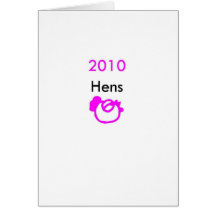 2010 hens cards